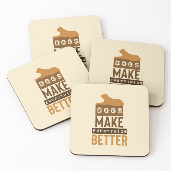 Item preview, Dogs make everything better designed and sold by AmazingEcraft.