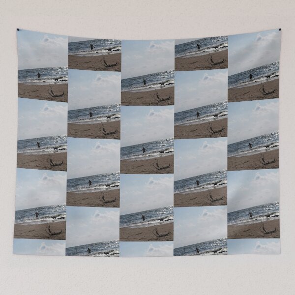Item preview, Woman, dog, sea designed and sold by Sternchen2789.