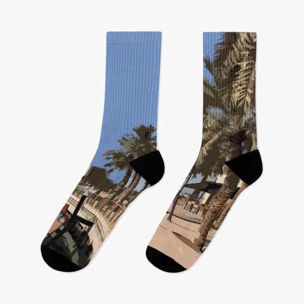 Item preview, Tropical Palm Trees, Gulf Beach Marina in Kuwait designed and sold by ShopieHome.