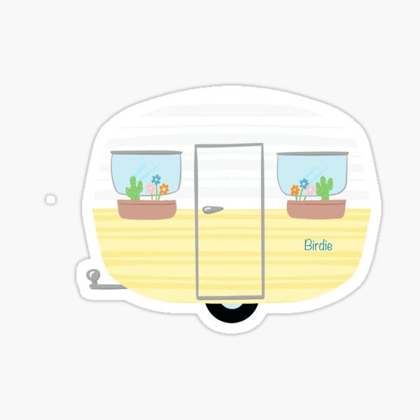 Vintage Caravan Sticker