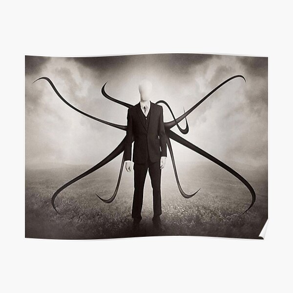 Slender Man style Poster