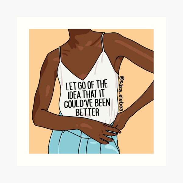Let go by Sasa Elebea Art Print