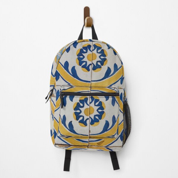 Item preview, Painted Patterns - Azulejo Tiles in Blue and Yellow - Horizontal Variant designed and sold by Georgia Mizuleva.
