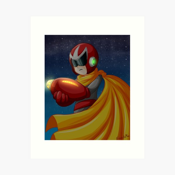 Protoman Art Prints for Sale | Redbubble