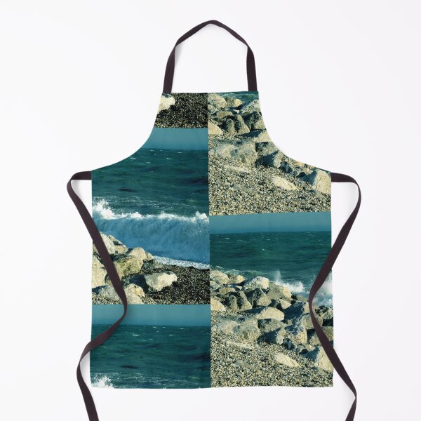 Item preview, Pebbles, Rocks, Waves and Sea Spray designed and sold by VicEllisArt.