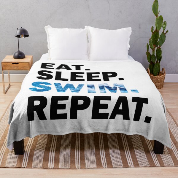 Item preview, Eat Sleep Pool Repeat| Swimmer Swimming designed and sold by MousaObaid.