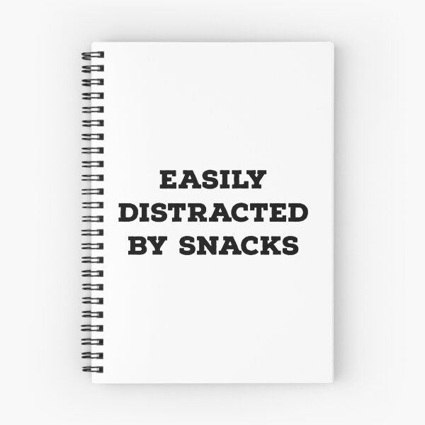Item preview, Easily distracted by snacks designed and sold by FoodieFun4you.