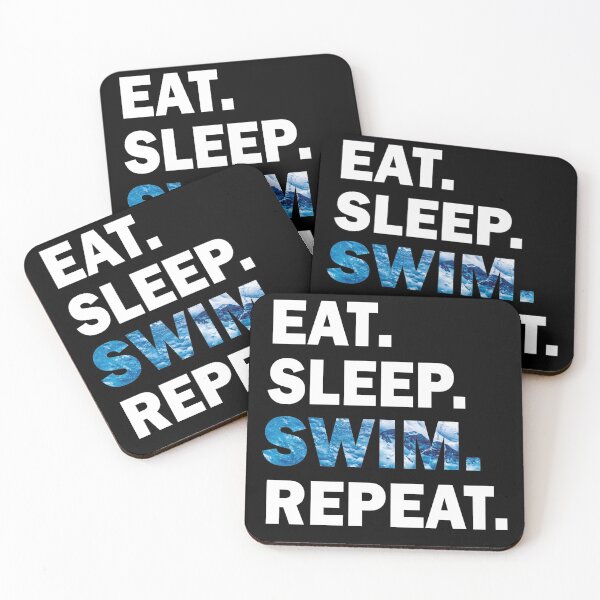 Item preview, Eat Sleep Pool Repeat| Swimmer Swimming designed and sold by MousaObaid.