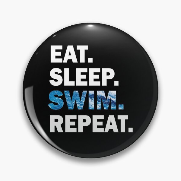Item preview, Eat Sleep Pool Repeat| Swimmer Swimming designed and sold by MousaObaid.