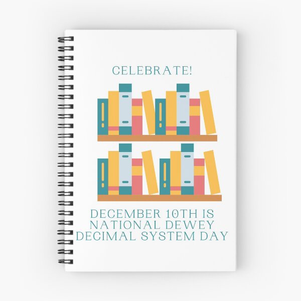 Item preview, Celebrate! December 10th is National Dewey Decimal System Day designed and sold by Lisa Lucero.