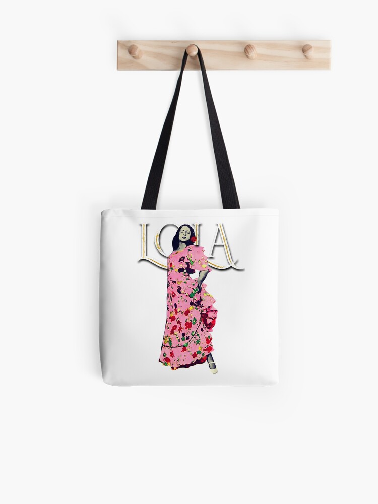 Imagen 1 de 2, Bolsa de tela con la obra Lola Flores Diseño "Lola Embrujo", diseñada y vendida por danimota.