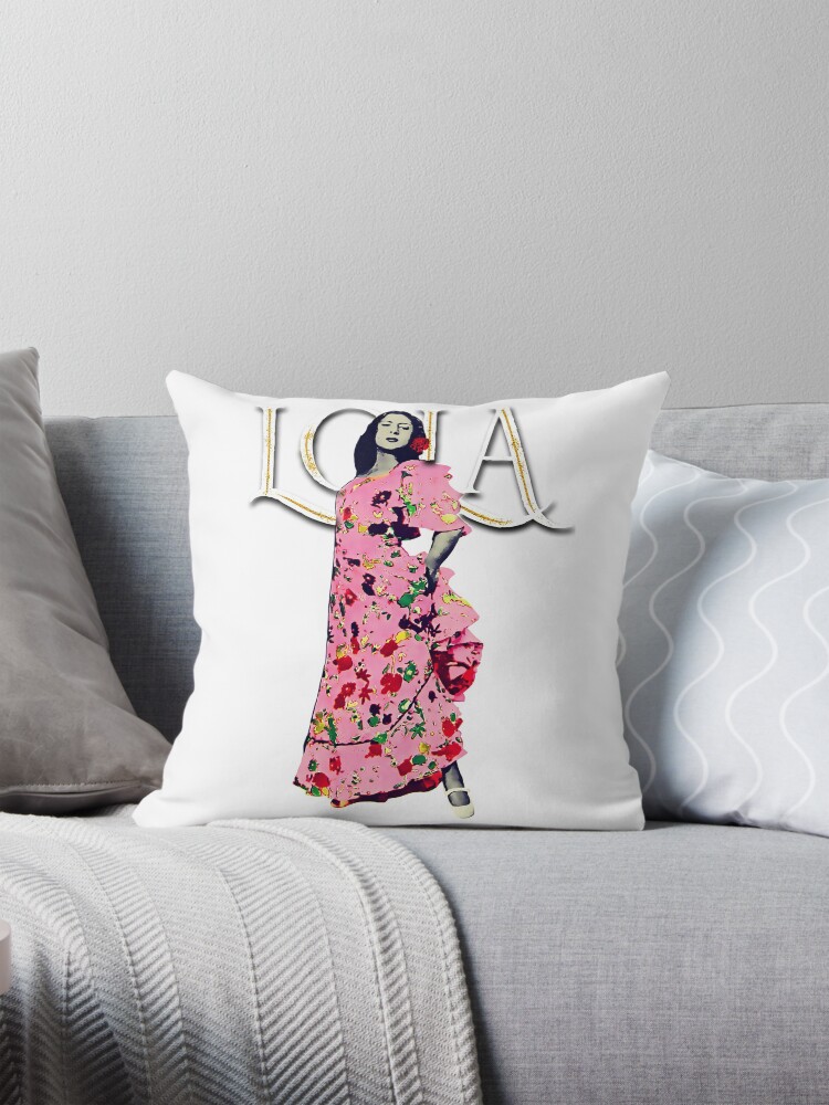 Imagen 1 de 4, Cojín con la obra Lola Flores Diseño "Lola Embrujo", diseñada y vendida por danimota.