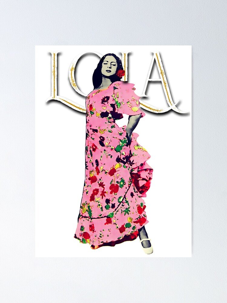 Vista alternativa de Póster Lola Flores Diseño "Lola Embrujo"