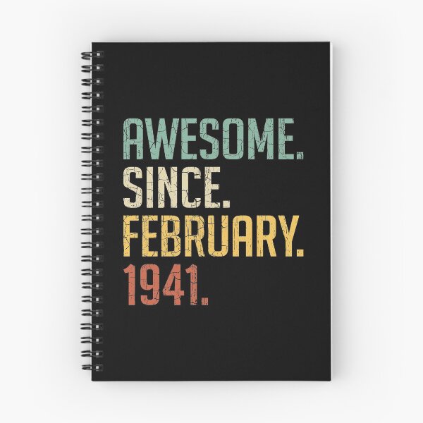 Item preview, Awesome Since February 1941 80th Birthday Gift 80 Years Old Vintage February 1941 designed and sold by Takatv.