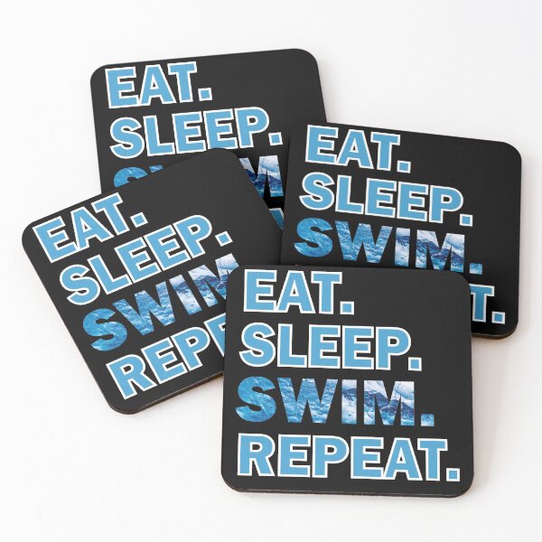 Item preview, Eat Sleep Pool Repeat| Swimmer Swimming designed and sold by MousaObaid.