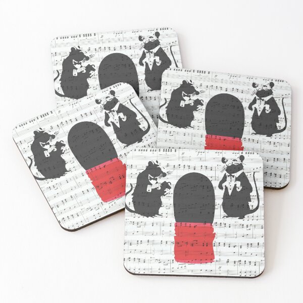 Item preview, Two Rats With Mouse Hole designed and sold by IvonDesign.