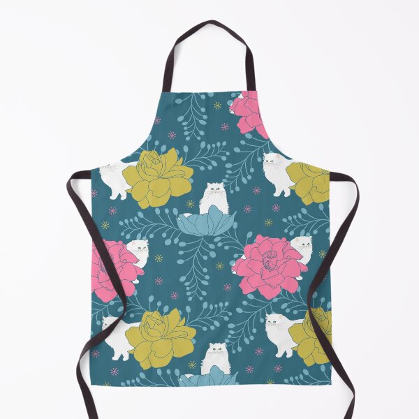 Item preview, Persian Cat and Colorful Flowers designed and sold by lulululupaint.