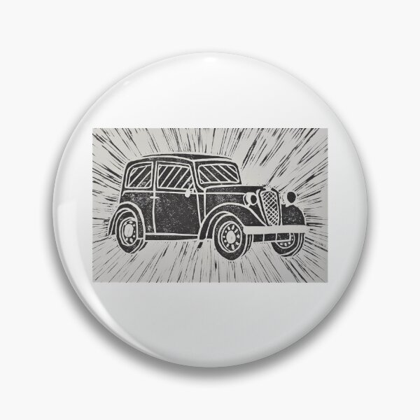 Item preview, Classic Austin 7 Car Print From Original Handcut Lino Print, Vintage Car, Petrol Head, Gifts For Men designed and sold by LottiePrints.