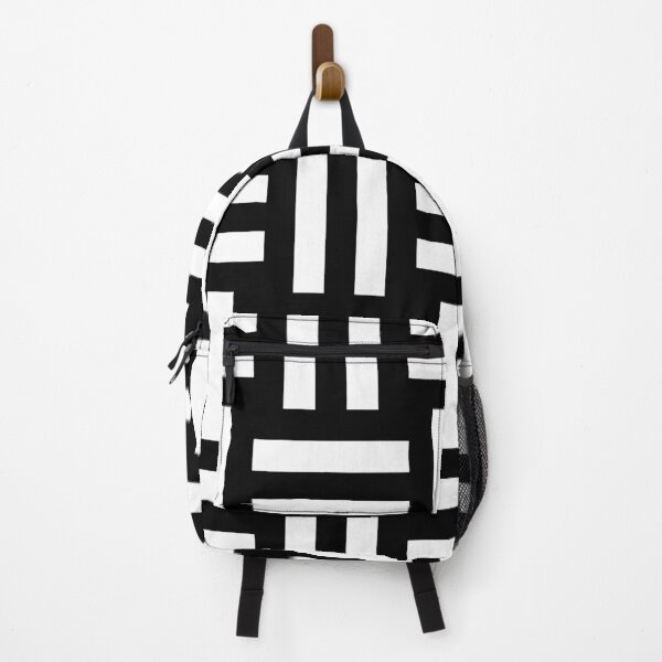 Item preview, Black and White Checkered Pattern With Stripes designed and sold by Infinite Patterns.