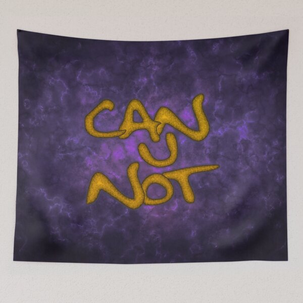 Item preview, Can U Not - Yellow Textured designed and sold by SolarCross.