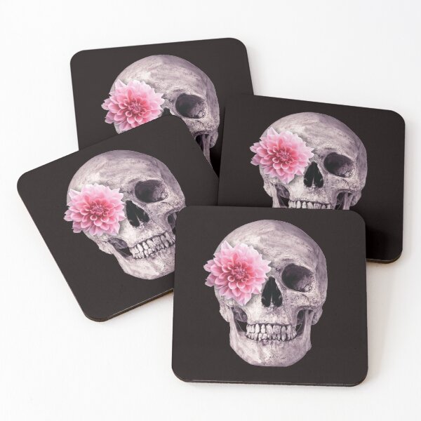 Item preview, Skull with roses designed and sold by RebeccaRe.