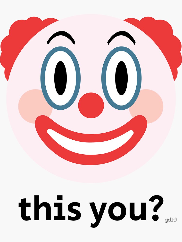 Clown Face Emoji (U+1F921)