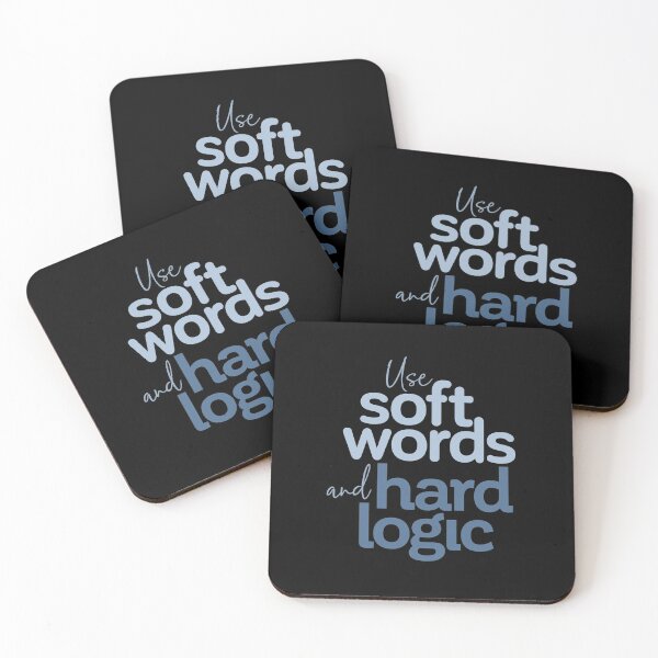 Item preview, Use soft words and hard logic designed and sold by x1brett.