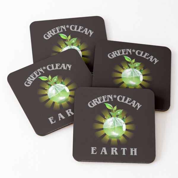 Item preview, green, clean. earth designed and sold by doctors-apparel.