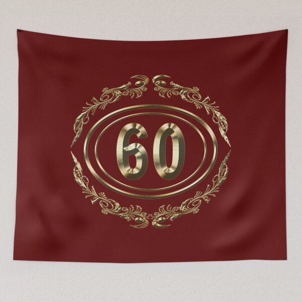 Item preview,  60 th Birthday Gold GIFT Men Women - Vintage t shirt Severel colors designed and sold by Galina Kostyaeva.