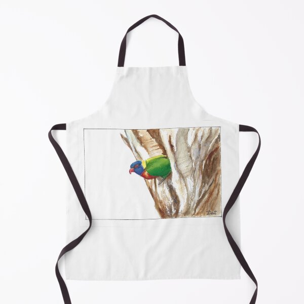 Item preview, Rainbow Lorikeet in a Street Tree designed and sold by Dai Wynn Fine Art.