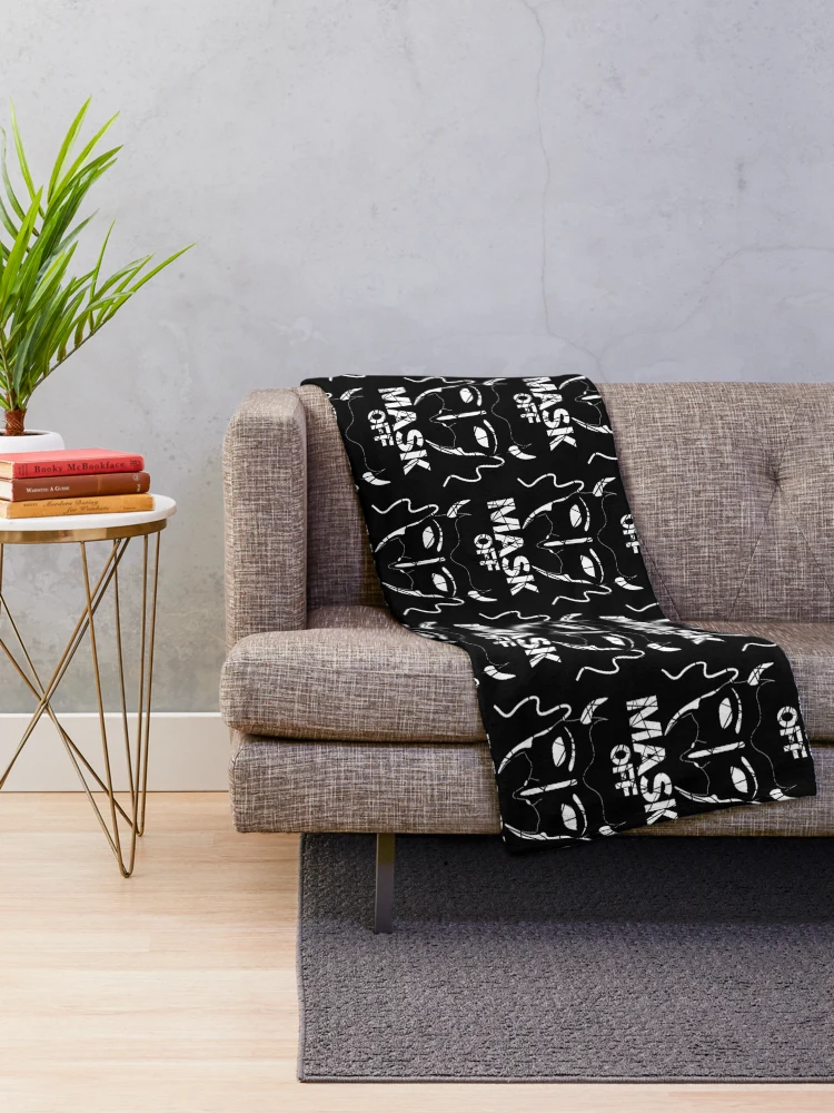 Thumbnail 2 of 6, Throw Blanket, Mask Off (devil) designed and sold by RIVEofficial.