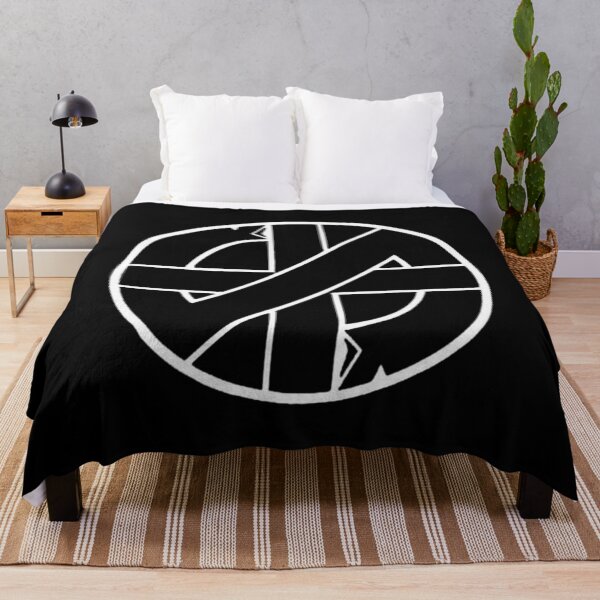 Crass Throw Blanket