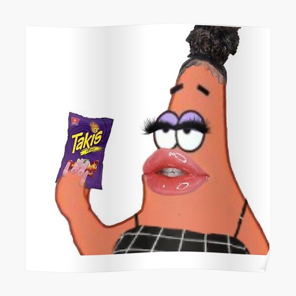 Patrick Star Baddie Meme Sticker Von Frogcupcake123 R - vrogue.co