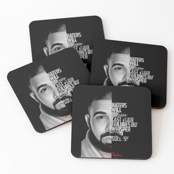 Item preview, Black and white Drake quote designed and sold by Enea Kelo.