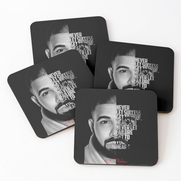 Item preview, Black and white Drake quote designed and sold by Enea Kelo.