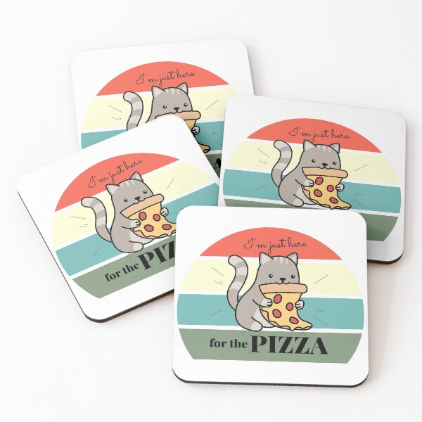 Item preview, I'm just here for the Pizza designed and sold by Luvjesus2.