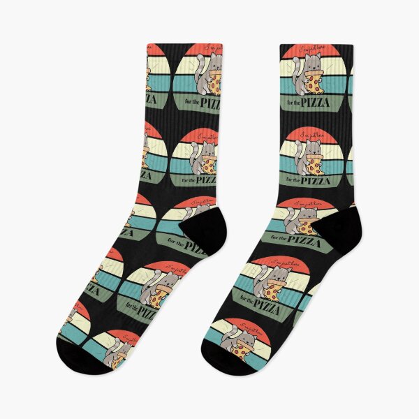 Item preview, I'm just here for the Pizza designed and sold by Luvjesus2.