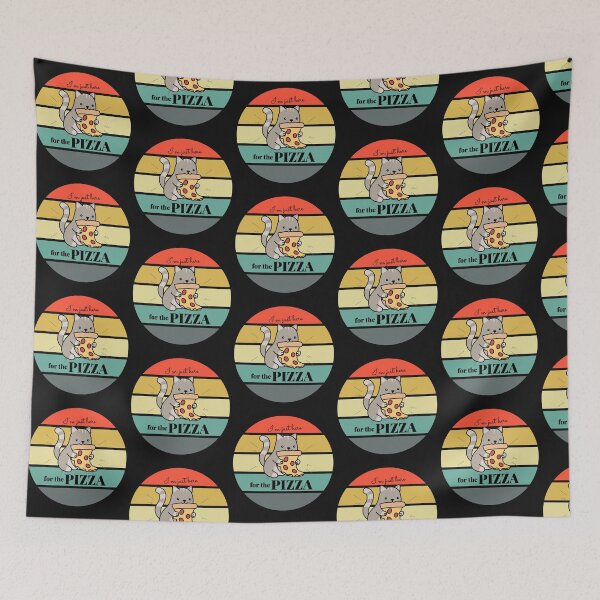 Item preview, I'm just here for the Pizza designed and sold by Luvjesus2.
