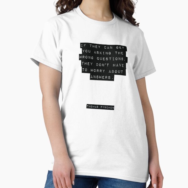 Vista previa del artículo con la obra «Thomas Pynchon Quote», diseñado y vendido por RJ123.