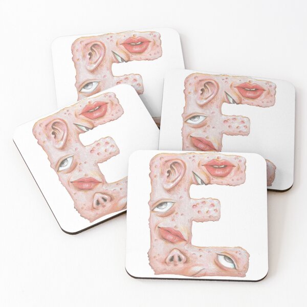 Item preview, Grotesque Alphabet Letter E designed and sold by kathalisha.