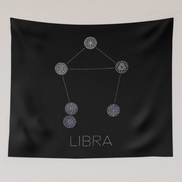 Item preview, Libra Constellation Mandalas designed and sold by MetaPhyStore.