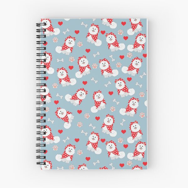 Item preview, Cute Samoyed dog seamless pattern Merry Christmas gift for dog lovers designed and sold by anins-azuree.