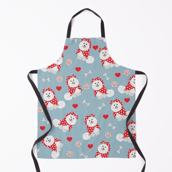 Item preview, Cute Samoyed dog seamless pattern Merry Christmas gift for dog lovers designed and sold by anins-azuree.