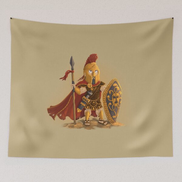 Item preview, Spartan on guard designed and sold by Olegius.