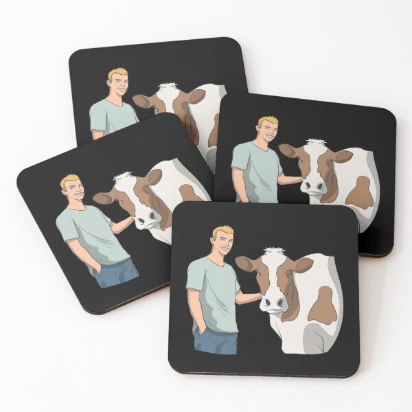 Item preview, Proud farmer with milk cow designed and sold by Monkey Ful.