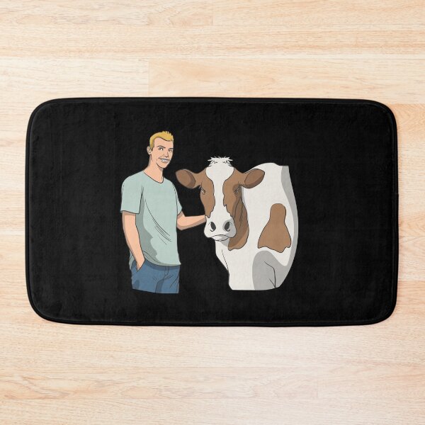 Item preview, Proud farmer with milk cow designed and sold by Monkey Ful.