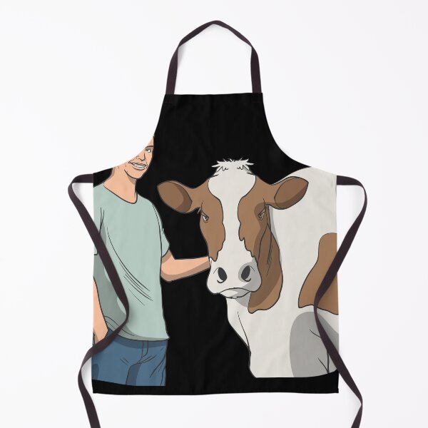 Item preview, Proud farmer with milk cow designed and sold by Monkey Ful.