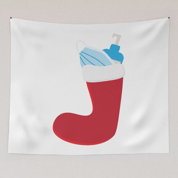 Item preview, Funny Christmas 2020 Red sock with soap and face mask designed and sold by sigdesign.