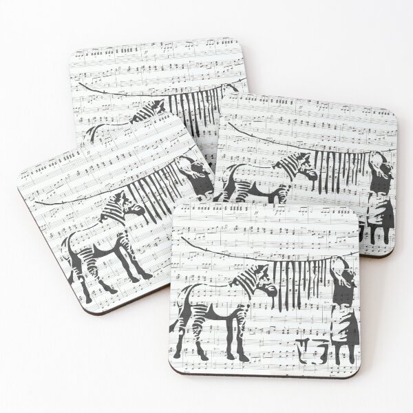Item preview, Washing Zebra Stripes-Banksy designed and sold by IvonDesign.