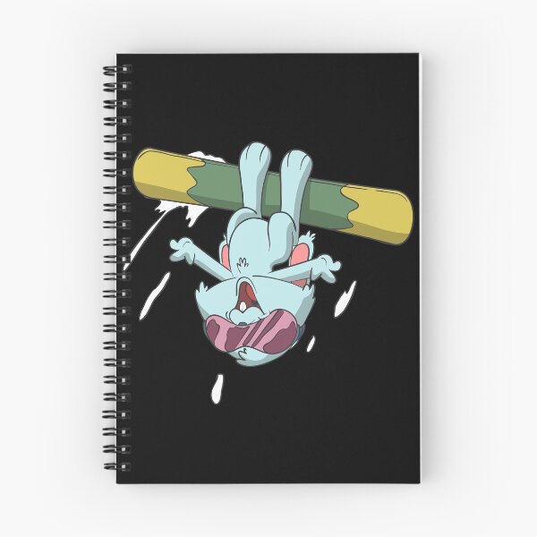Item preview, Rabbit upside down on snowboard designed and sold by Monkey Ful.